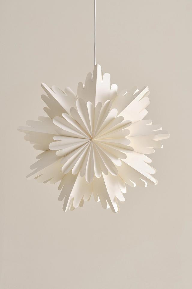 Зірка ALHENA декоративна, 90 см Натуральний білий -01-0r