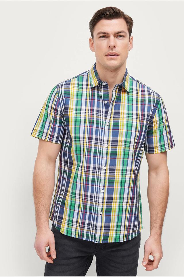 Сорочка Ellos Зелена картата, XL -01r-XL