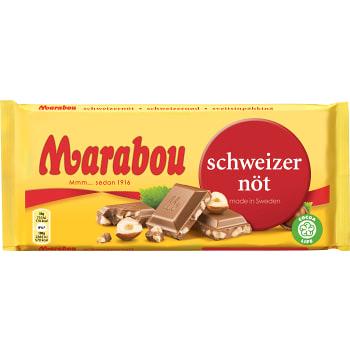 Молочний шоколад з подрібненими горіхами Marabou