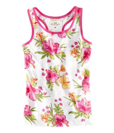 Жіноча модна майка H&M XS з квітковим принтом (-0556)