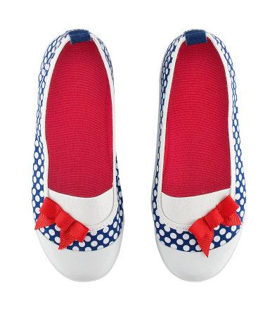Лодочки H&M з бантиками дитячі 31(стелька 19 см) (-1864)