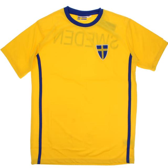 Футболка збірної Швеції з футболу Sverige, S жовтий Roland