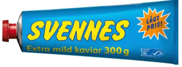 Ікра тріски Svennes, 300 г