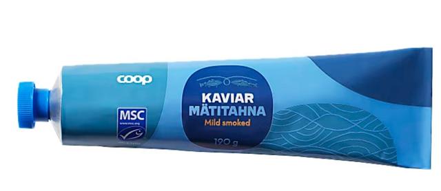 Ікра тріски м'якого копчення 190 г Coop