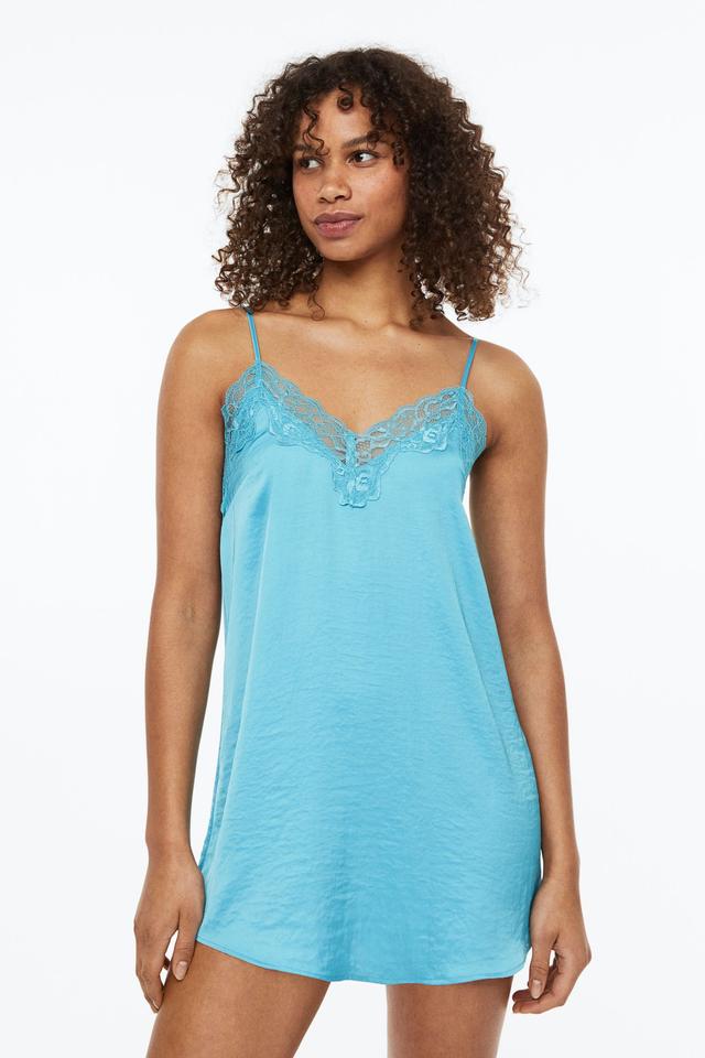 Нічна сорочка HM S Голубий -S