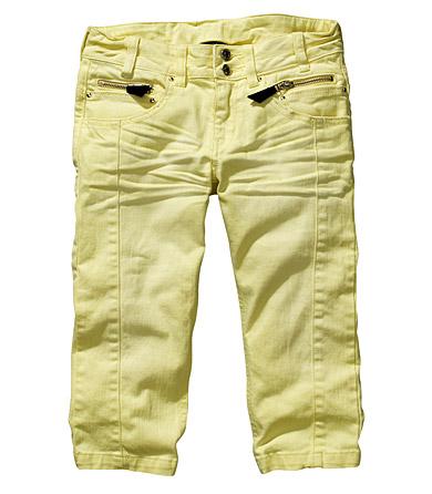 Капрі H&M XS (на ріст 152) жовті (-7132)