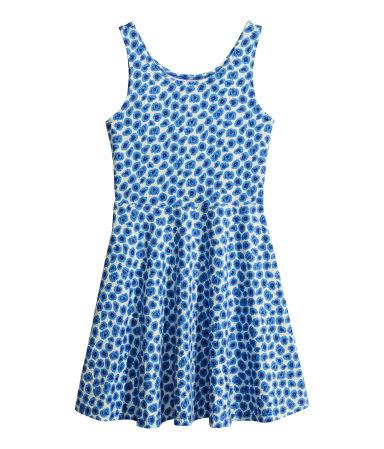Плаття Hennes&Mauritz 134/140 синій_з_малюнком -5690