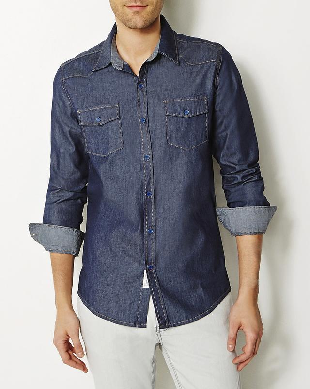 Сорочка La Redoute 39/40 Джинс -0029