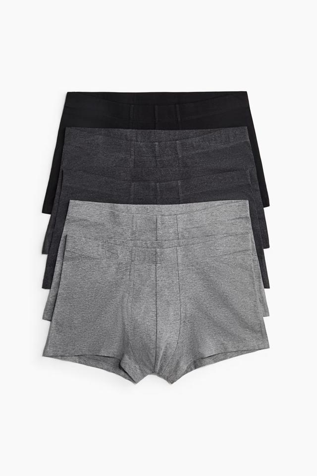 Труси чоловічі Hennes&Mauritz, сірі/темно-сірі/чорні, 5 шт. в упаковці -L