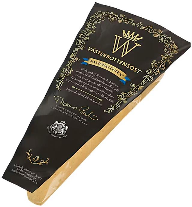 Сир твердий Västerbottensost 165