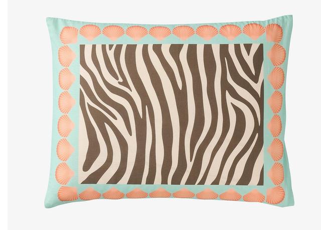 Наволочка Ellos Голубий з принтом, 50x60 -03