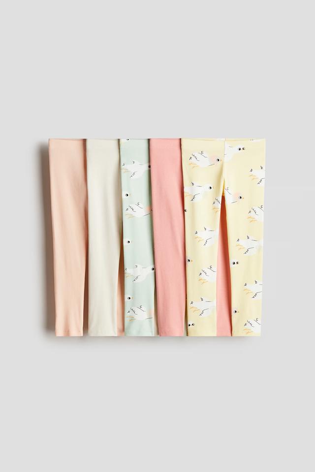 Легінси Hennes&Mauritz 5 в упаковці 122 жовті/з малюнком (-122)