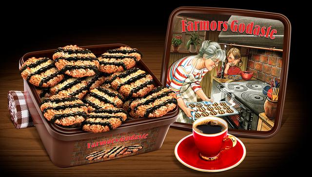 Вівсяне печиво Farmors Godaste Havrekakor , 485 г