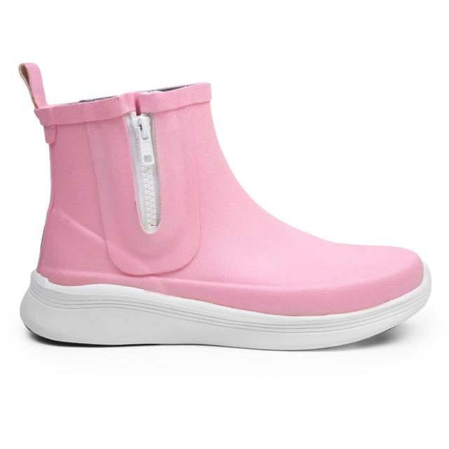 Чоботи гумові Raa DESIGN рожевий з білою підошвою, 38 -38