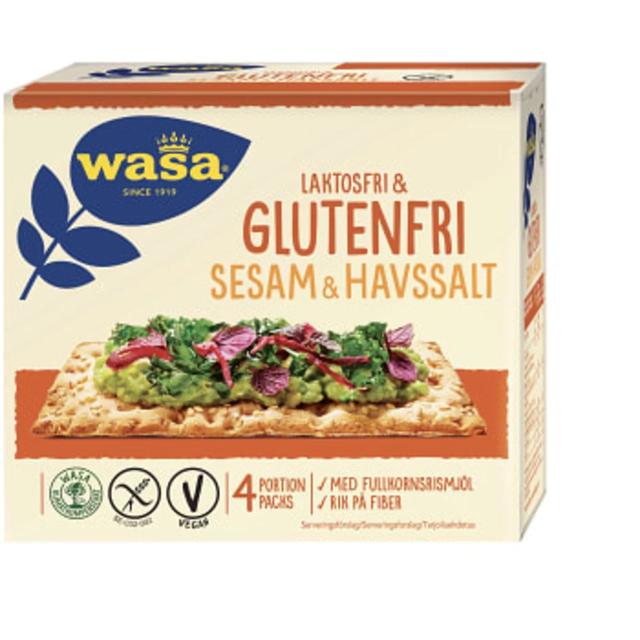 Цільнозернові Хрумкі хлібці Wasa з кунжутом та морською сіллю, 240 g