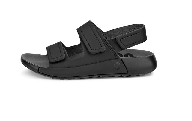 Шкіряні сандалі з двома ремінцями ECCO, чорний 27 -27