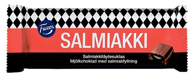 Молочний шоколад Fazer з лакрицею, 100 g,