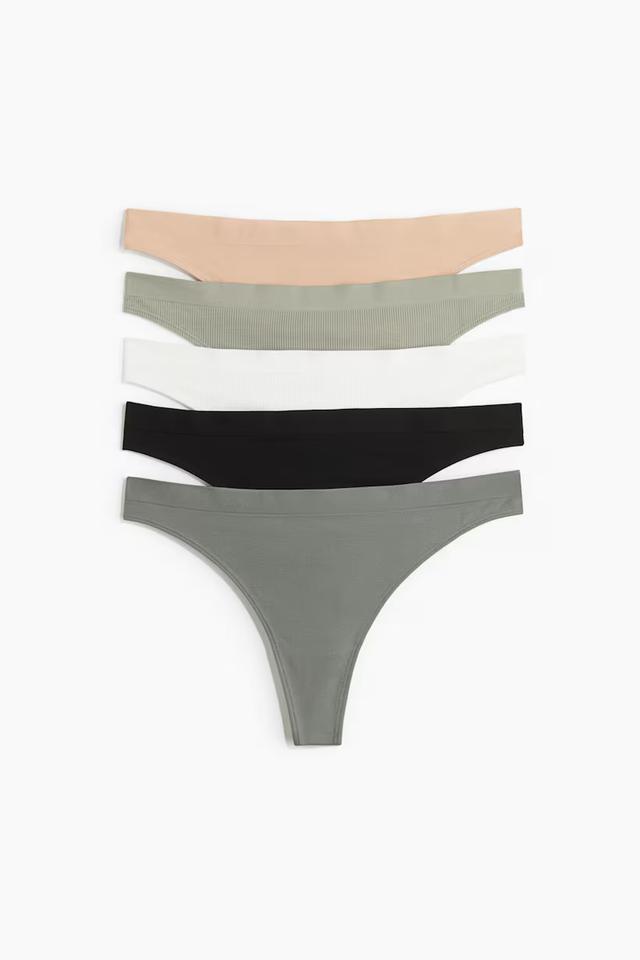 Набір 5 безшовних стринґів H&M, різні кольори L -L