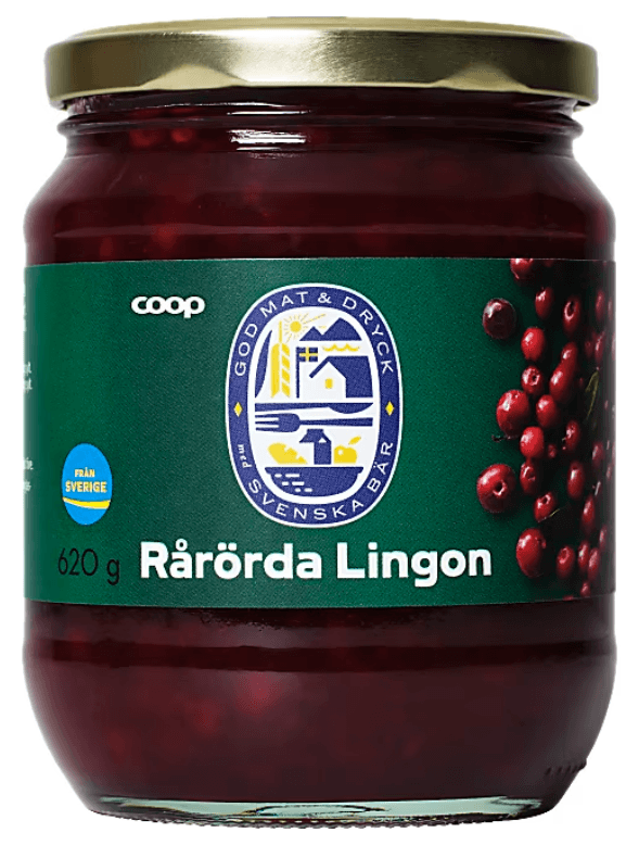 Перетерта брусниця Coop 620 g