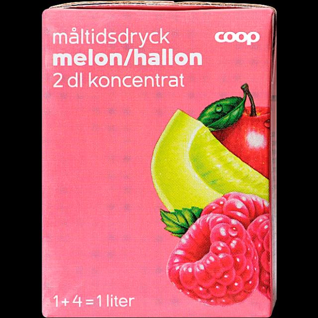 Фруктово-ягідний концентрат малина+кавун, 200 мл Coop